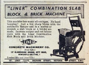 A 1940s LINER Block and Brick machine.jpg (186 KB) A 1940s LINER Combinated Brick And Block Machine