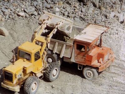 A 1960s Aveling Barford SL340 Quarry Dumptruck Diesel