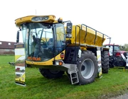 A Lite-Trac Agri-Spread lime and fertilizer spreader at  2011