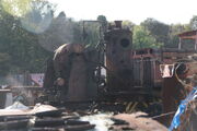 Smith Rodley rail steam crane remains at NCMM - IMG 5268