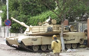 Egyptian Abrams tank deployed during the .