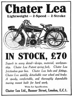 Chater lea advert