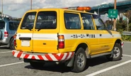 Land Cruiser with swing-out back-doors (HZJ81V; Japan)