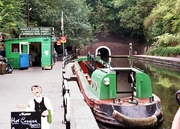 Canal boat at the Black Country Living Museum.