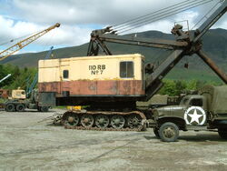 110 RB at the  site at Threlkeld, Cumbria