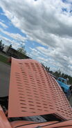 Louvered hood on '50 Ford coupe