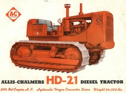 Allis-Chalmers HD-21 crawler | Tractor & Construction Plant Wiki