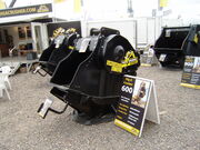 Digacrusher stand at  in 2008 with several different capacity machines on display