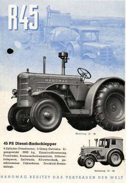 Hanomag R 45 - 1951-57