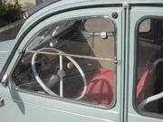 1950s 2CV interior - front