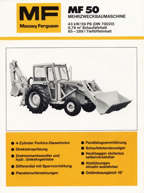 Massey Ferguson 50 Backhoe Tractor Construction Plant Wiki Fandom