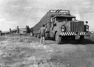 A 1960s Rotinoff Viscount GR37 6X4 Diesel Roadtrain for Australia
