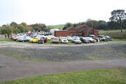 Classic car line up at NCMM 09 - IMG 5455