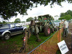 Weatherill with Sherman F9 backhoe