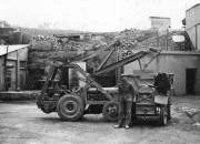 A 1960s Chaseside Hi-Lift Loader with a MuirHill sitedumper