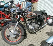 Motorbike Horex "Regina" with one-cylinder-four-stroke-engine