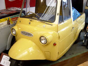 A Mitsubishi Leo, photographed at Fukuyama Motor and Clock Museum.