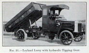 A 1920s LEYLAND Bull Tipper Lorry