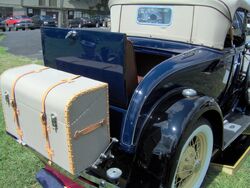 1931 Ford Model A roadster rear