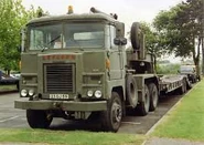 A 1970s Leyland Crusader British Army Haulage Tractor
