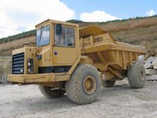 A 1980s DJB D25 ADT 4X4 Diesel working in a quarry