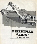 A 1960s Priestman Lion Crawler Excavator Diesel