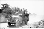 Bundesarchiv Bild 101I-303-0554-24, Italien, Soldaten auf LKW Opel-Blitz