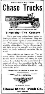 Chase Motor Truck Company - advertisement, May 5, 1912