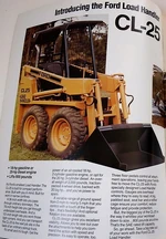 Ford CL25 skid-steer brochure - 1983