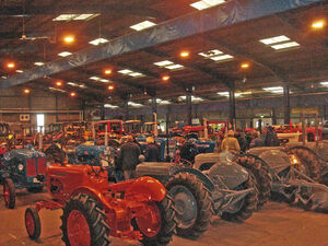 Somerset Vintage and Classic Tractor show- main hall- DSC01627 edited