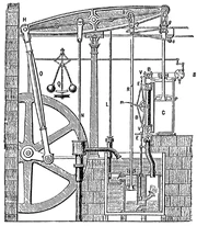 The  steam engine designed by , England, 1784