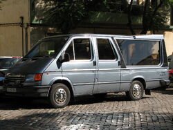 Ford Transit van hearse