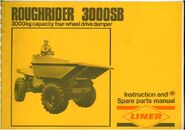 A 1980s LINER Roughrider 3000SB 4WD Sitedumper Diesel