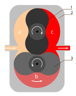 Rotary piston pump