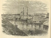 The first vessels sail through the 