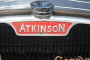 Atkinson radiator top and badge - IMG 6087