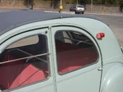 1950s 2CV interior - rear