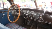 Steering wheel in a  from the 1930s