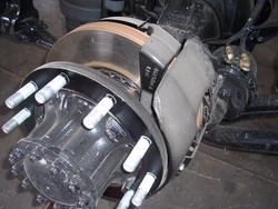 Truck air actuated disc brake.