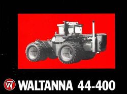 Waltanna 44-400 4WD b&w brochure