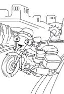 Emergency Vehicles Colouring Book 29
