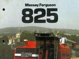 Massey Ferguson 825 combine