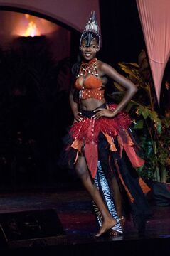 African woman in traditional dress