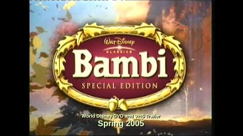 Bambi 05 Dvd Vhs International Trailer Trailer Transcripts Wiki Fandom