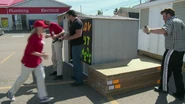 Julian and Ricky get the sheds