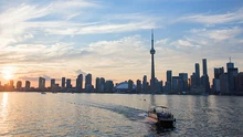 Toronto, the provincial capital of Ontario, and Canada's largest city.