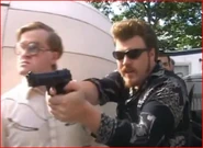 Just before the shootout.