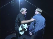 Bubbles on stage with Rush.