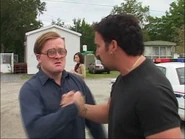 Julian saying goodbye to Bubbles before his arrest.