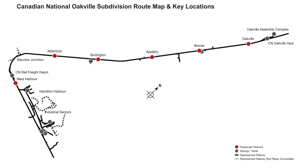 Cn Rail Subdivision Map Cn Oakville Subdivision | Train Sim World Wiki | Fandom